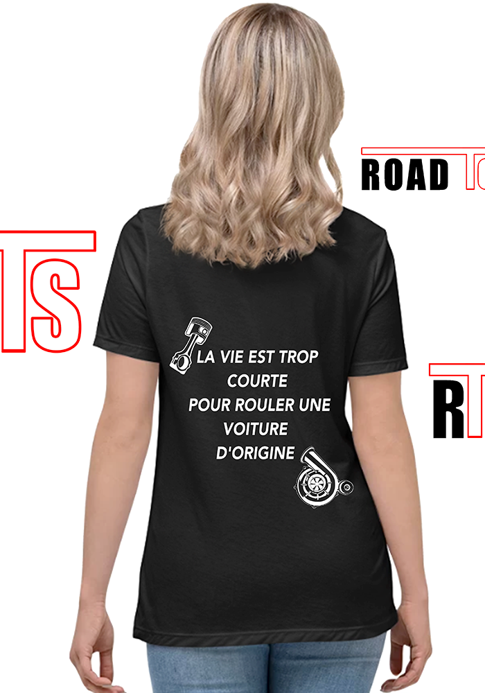 T-shirt "VIE TROP COURTE"